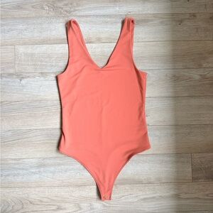 Abercrombie & Fitch Orange/Coral Bodysuit